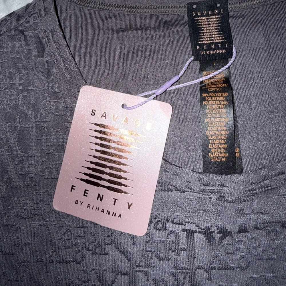 Men’s- Sz Lg- Savage X Fenty Gray Signature Script Sleep Tank- NWT ($45 Retail)​